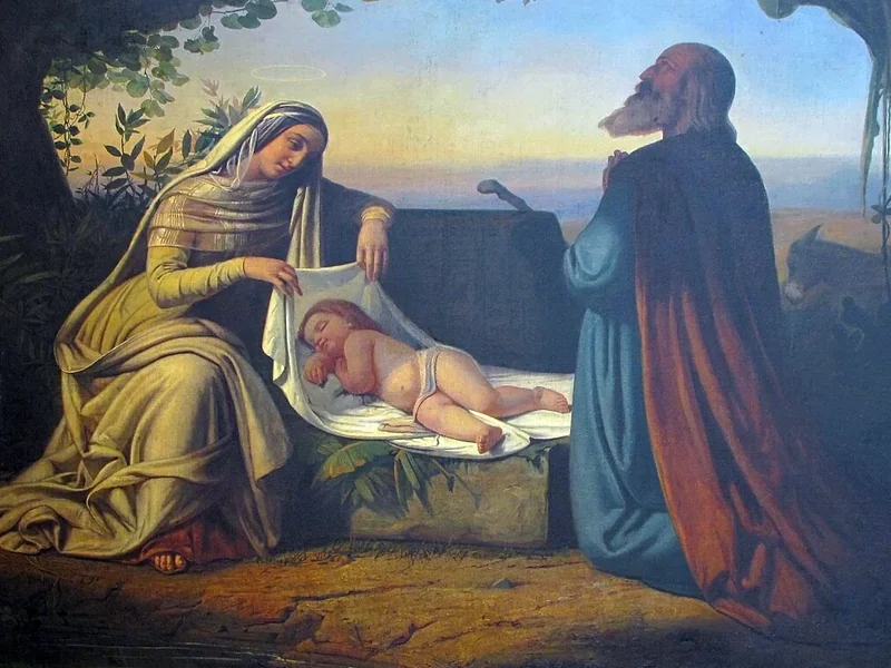 1810-Jean François Boisselat - Il riposa nella fuga in Egitto